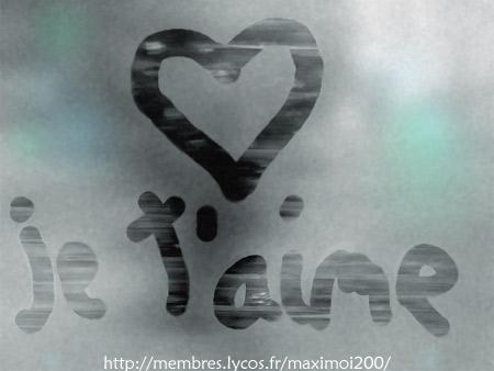 je t'aime...
